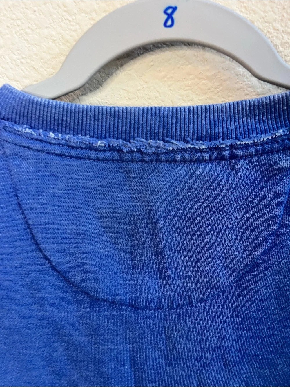 Pressbox Blue Kansas Jayhawks Crewneck Sweatshirt - Size M